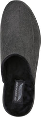 Skechers Go Walk Arch Fit Lounge Black Slip On Indoor Outdoor Athletic Slippers