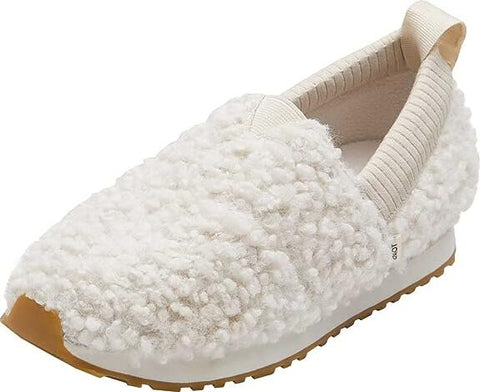 Toms Alpargata Resident Natural Faux Shearling Slip On Low Top Fashion Sneakers