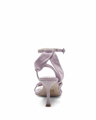 Louise Et Cie HETTY Lavender Purple Ankle Strap Open Toe Fashion Heeled Sandals