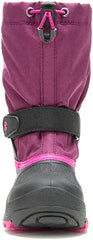 Kamik Waterbug5 Grape Waterproof Adjustable Winter Snow Mid-Calf Boots