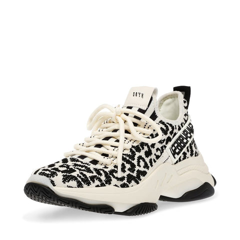 Steve Madden MAXIMA Leopard Platform Boyfriend Chunky Lace Up Sneakers