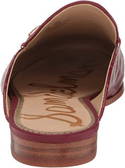 Sam Edelman Linnie Rhubarb Slip On Almond Toe Embellished Loafers Mules