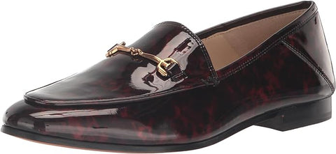 Sam Edelman Loraine Coffee Tortoise Multi Almond Toe Slip On Classic Vamp Loafer