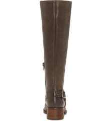 Lucky Brand Women's KARESI Equestrian Boot, Storm KNee High Riding Boots