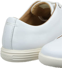 Cole Haan Grand Crosscourt II White Leather Fashion Lace-up Sneakers-Wide