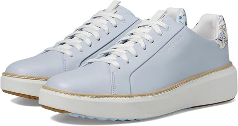 Cole Haan Grandpro Topspin Golf Heather/Sesame/Optic White Lace Up Sneakers