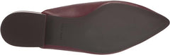 Cole Haan Piper Bloodstone Leather Pointed Toe Slip On Classic Mules Shoes