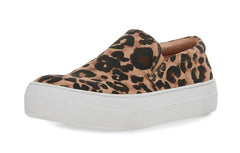 Steve Madden Women's Gills Leopard Print Platform Sneakers Leopard (9, LEOPARD)