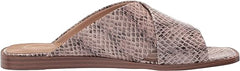 Sam Edelman Idina Roccia/Sesame Slip On Open Toe Mule Slide Slip-On Flat Sandals