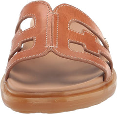 Sam Edelman Valeri Saddle Slip On Open Toe Subtle Detail Flats Platform Sandals