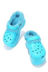 Cape Robbin Gardener-3 Platform Clogs Fashion Comfortable Slippers TEAL (9, TEAL)