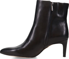 Sam Edelman Ulissa Black Pointed Toe Side Zipper Kitten Heel Ankle Fashion Boots