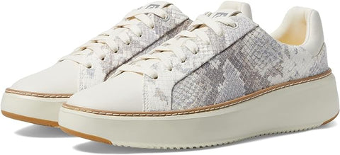 Cole Haan Grandpro Topspin Roccia Pearly Snake Print/Ivory Chunky Sneakers