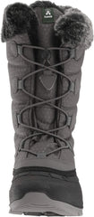 Kamik Momentum Charcoal (Original) Pull On Rounded Toe Waterproof Snow Boots