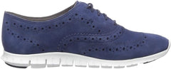 Cole Haan Zerogrand Wing Ox Closed Hole II Blue/White Lace Up Low Top Sneakers 9