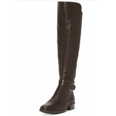 Vince Camuto Paterra Mocca Mouse Fashion Block Low Heel Knee Riding Boots