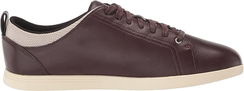 Cole Haan Carly Cordovan/Mini Lace Up Rounded Toe Low Top Flat Sneakers