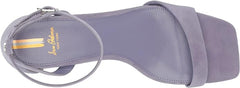 Sam Edelman Wilson Purple Iris Ankle Strap Squared Open Toe Block Heeled Sandals