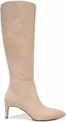 Sam Edelman Uma Warm Oat Pointed Toe Stiletto Heel Knee High Fashion Boots