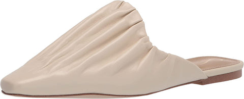 Sam Edelman Cecilia Modern Ivory Pointed Almond Toe Slip On Fashion Flat Mules