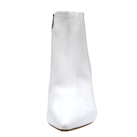 Circus by Sam Edelman Harley White Leather Pointed Toe Vamp Ankle Fashion Boots