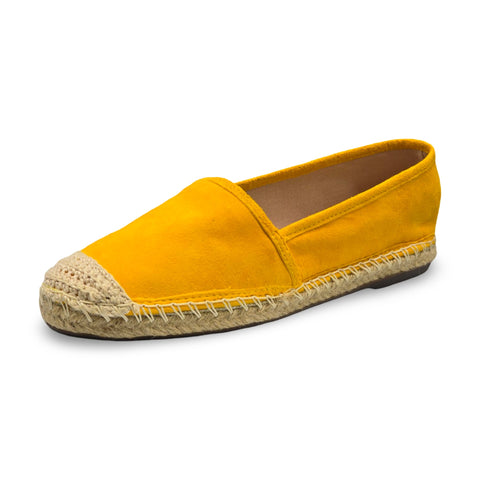 Schutz Celine Yellow Flat Loafer Shoes Slip On Espadrilles Flats Shoes