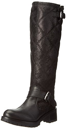 Bronx Faye Ray Black Fashion Womens Casual Knee Rounded Toe Knee High Boots