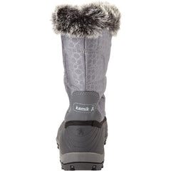 KAMIK MOMENTUM-3 Snow Seam-Sealed Waterproof Plush Faux-Fur Collar Boots CHARCOAL (6, CHARCOAL)