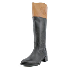 Franco Sarto Women's Chip Wide Calf Tall Riding Leather Boot (5.5)