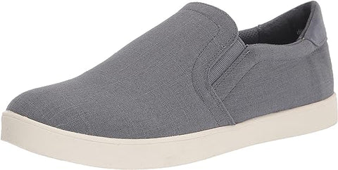 Dr. Scholl's Madison Oxide Blue Linen Slip On Low Top Fashion Sneakers