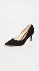 Sam Edelman Jordyn Black Stiletto Heeled Pointed Toe Slip On Fashion Pumps