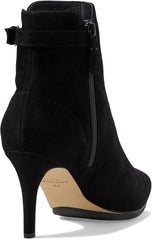 Cole Haan Grand Ambition Vesper Black Suede Stiletto Heel Pointed Toe Booties