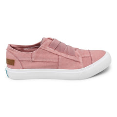 Blowfish Malibu Marley Dusty Pink Color Washed Canvas Canvas Slip On Sneaker