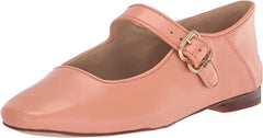 Sam Edelman Michaela Canyon Clay Mary Jane Buckled Ankle Strap Square Toe Flats