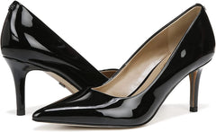 Sam Edelman Vienna Black Patent Stiletto Heel Pointed Toe Slip On Fashion Pumps