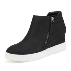 DREAM PAIRS Women’s Platform Wedge Sneakers Ankle Booties