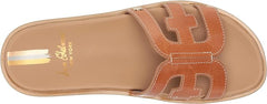 Sam Edelman Valeri Saddle Slip On Open Toe Subtle Detail Flats Platform Sandals