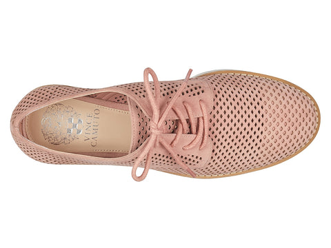 Vince Camuto Nillindie Poise Pink Blush Lace Up Sneaker Platform Oxford Loafers