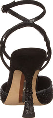 Sam Edelman Hardy Blac Ankle Strap Spool Heel Pointed Closed Toe Fashion Pumps