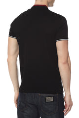 Roberto Cavalli Short Sleeve Polo T-shirt Black FST645A#21005051