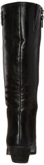 Dr. Scholl's Shoes Brilliance Black Fashion Zip Rounded Toe Mid-Heel Riding Boots