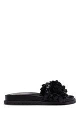 LFL by Lust For Life Women's LL-Kimchi Slide Sandal, Black Polyurethane