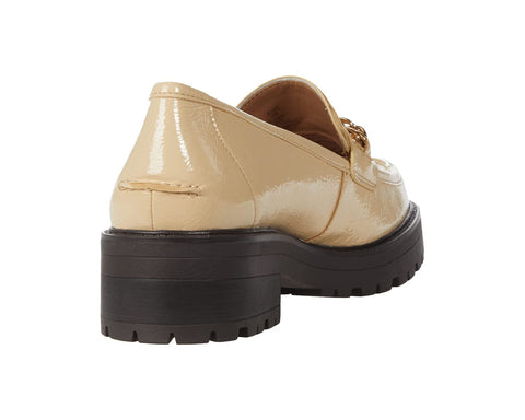 Sam Edelman Taelor Wheat Rounded Toe Slip On Chunky Heel Fashion Classic Loafers