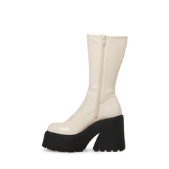 Steve Madden Arrow Bone Patent Chunky Heeled Chunky Platform Fashion Boots