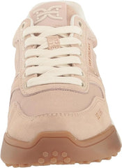 Sam Edelman Layla Luxe Beige Lace Up Low Top Chunky Heeled Fashion Sneakers