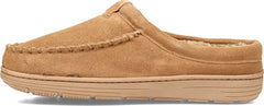 Clarks Men's Open Back Suede Sherpa Lined Clog Slippers, BLM19021 Indoor/Outdoor Slip-Ons