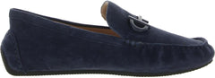 Cole Haan Tully Driver Navy Blazer Suede Slip On Squared Toe Classic Loafers