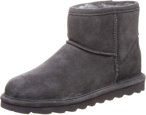 Bearpaw Women's Alyssa Charcoal Fur Lined Warm Comfortable Fashion Snow Boot