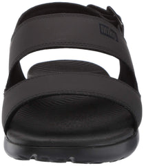 FitFlop Lido II Black Comfortable Ankle Strap Open Toe Sandal Slides 13