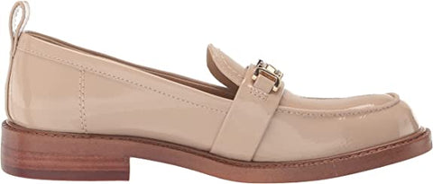 Sam Edelman Christy Chai Latte Almond Toe Slip On Fashion Leather Dress Loafers